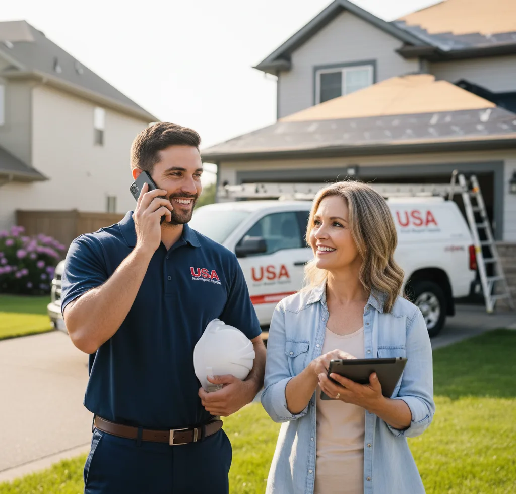 USA Roof Repair Experts customer support in Monaca